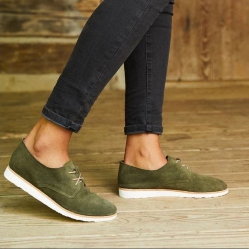 Nisolo Forest Green Derby Shoes